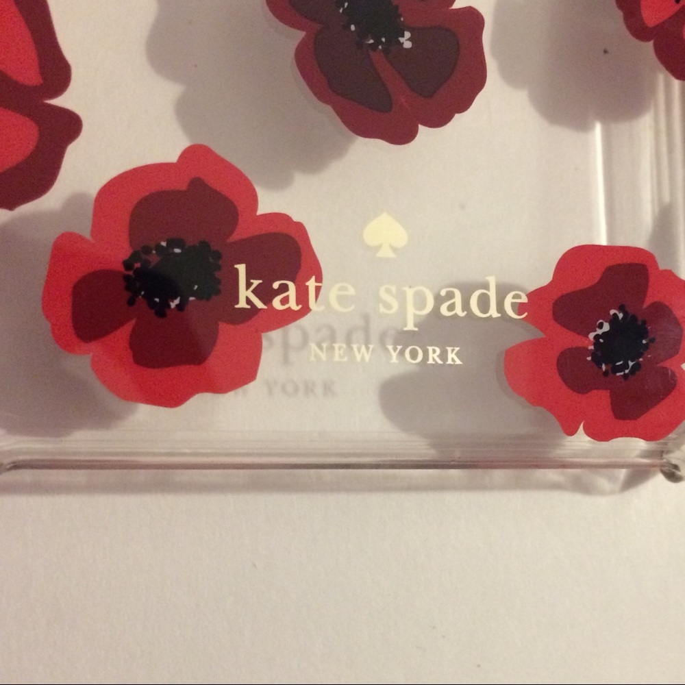 kate spade coral flowers cover iPhone 6+, 7+, 8+ - Picture 2 of 6